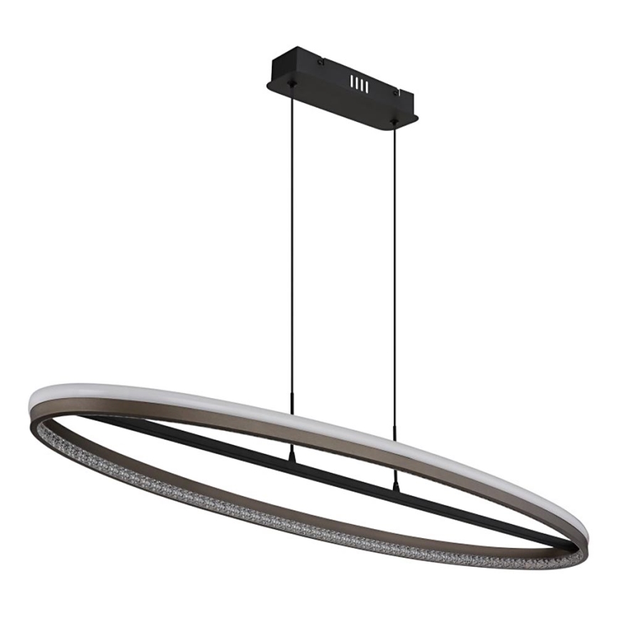Globo - LED-Kronleuchter an Aufhängung LED/60W/230V 3000/4000/6000K braun