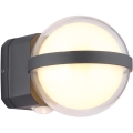 Globo - LED-Outdoor-Wandleuchte LED/12W/230V IP54 schwarz
