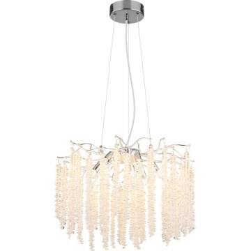 Globo - LED-Pendelleuchte an Drahtseil 6xG9/8W/230V
