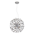 Globo - LED-Pendelleuchte an Kabeln 8xG9/3,5W/230V glänzender Chrom