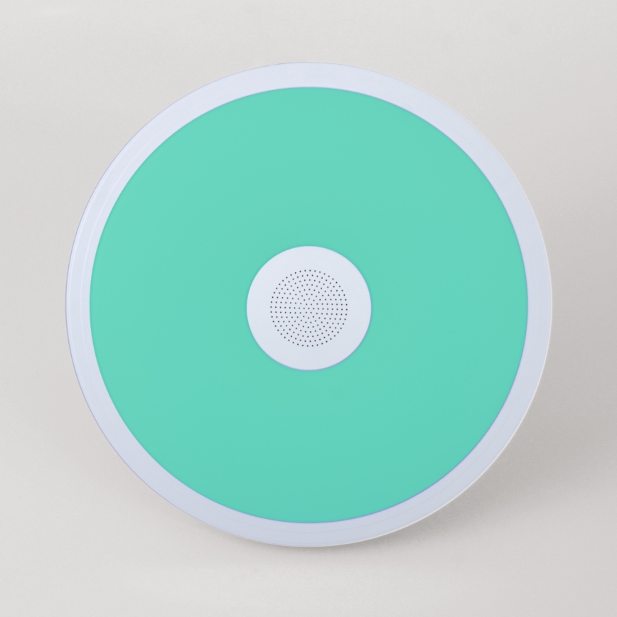 Globo - Dimmbare LED-RGBW Badezimmerleuchte mit Lautsprecher LED/18W/230V 3000-6500K IP44 + Fernbedienung