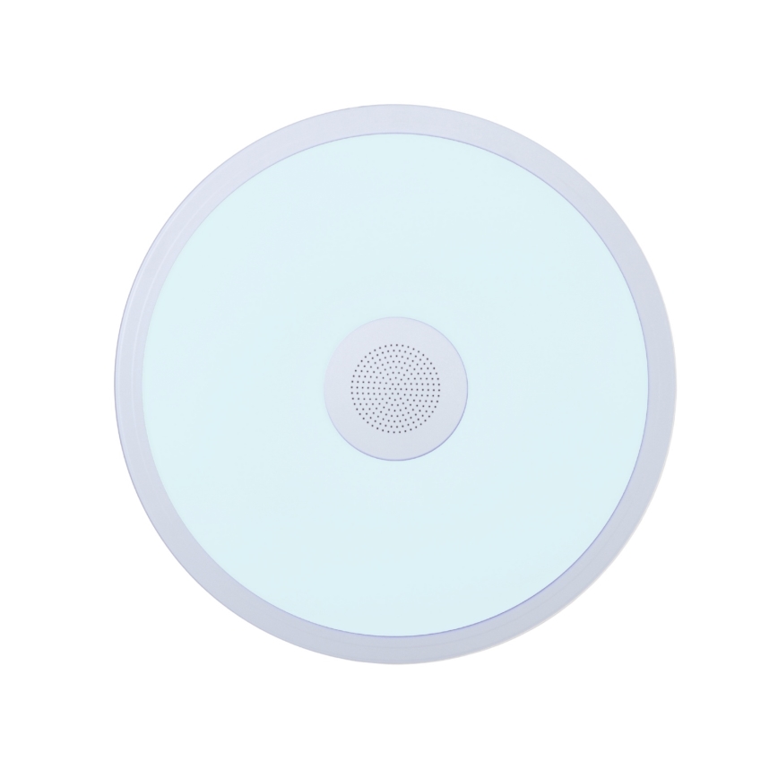 Globo - Dimmbare LED-RGBW Badezimmerleuchte mit Lautsprecher LED/18W/230V 3000-6500K IP44 + Fernbedienung