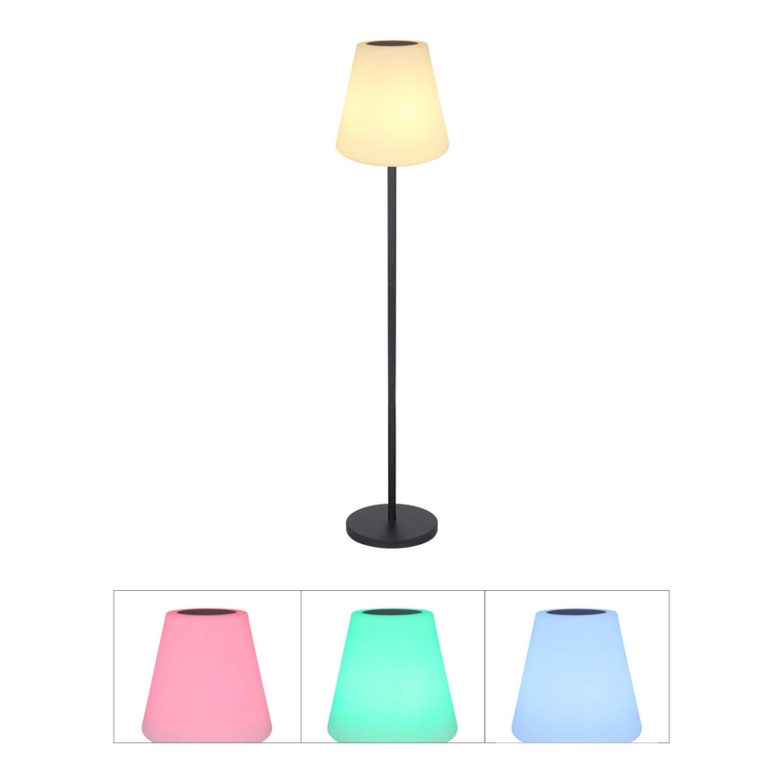 Globo - LED RGB Solar-Stehleuchte mit Touch-Funktion LED/0,1W/3V IP44 2000 mAh + Fernbedienung