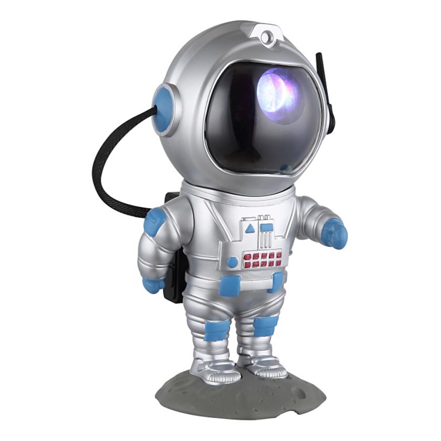 Globo - LED RGB Tischlampe LED/4,5W/5V Astronaut Silber