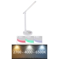 Globo - LED RGBW dimmbare Touch-Tischlampe LED/5W/230V + LED/2W 2700K/4000K/6500K weiß