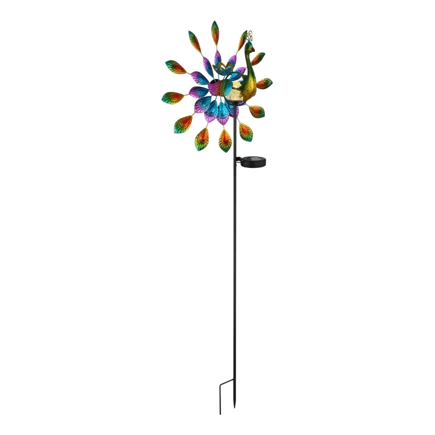 Globo - LED-Solar-Dekoration LED/0,06W/3V IP44 300 mAh Pfau