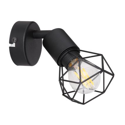 Globo - LED Wandleuchte Spot 1xE14/6W/230V Schwarz