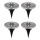 Globo - SET 4x LED-Solarleuchte LED/0,1W/3V IP44 300 mAh