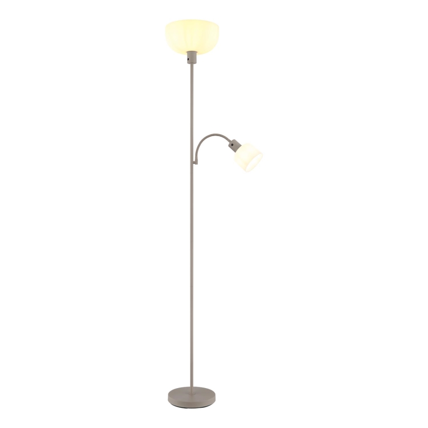Globo - Stehlampe 1xE27/40W/230V + 1xE14/25W