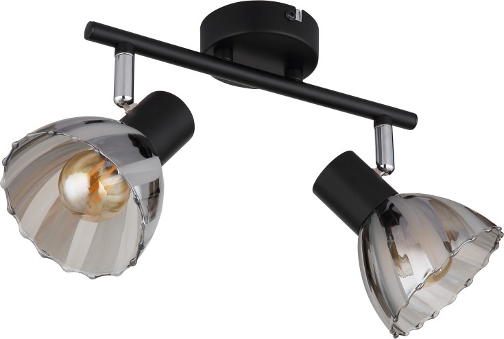Globo - Strahler 2xE14/40W/230V schwarz