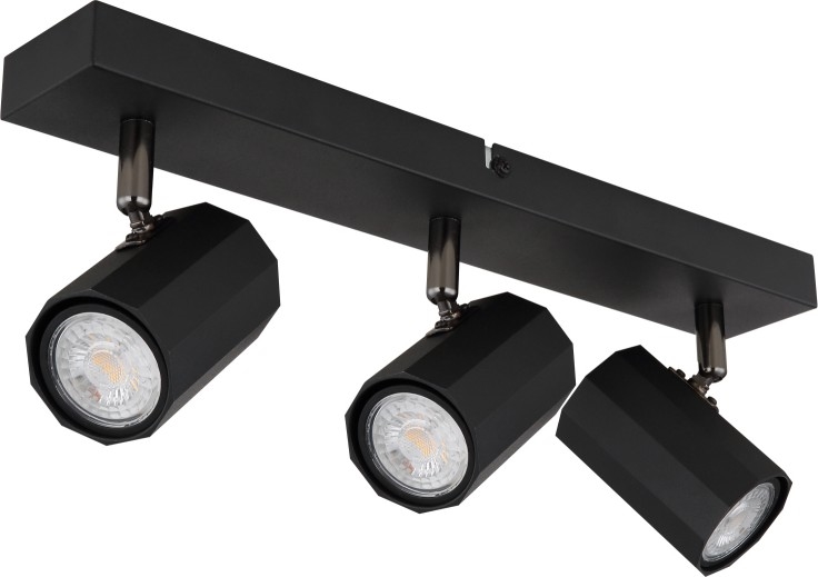 Globo - Strahler 3xGU10/25W/230V schwarz