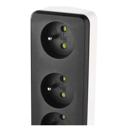 Intelligente Verlängerungsschnur mit Schalter GoSmart 4Z + 1x USB-A + 1x USB-C 2 m Wi-Fi Tuya