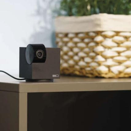 Intelligente drehbare Innenkamera mit Bewegungssensor GoSmart 5V Wi-Fi Tuya schwarz