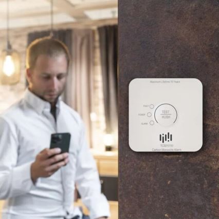 Kohlenmonoxid-Detektor GoSmart 2xAA Wi-Fi Tuya