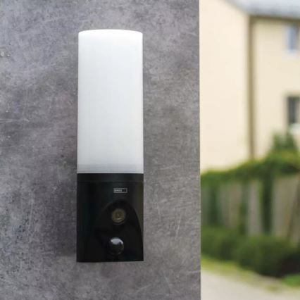 LED Smart Außenkamera mit Licht GoSmart LED/12W/230V 3200K IP65 Wi-Fi Tuya Schwarz
