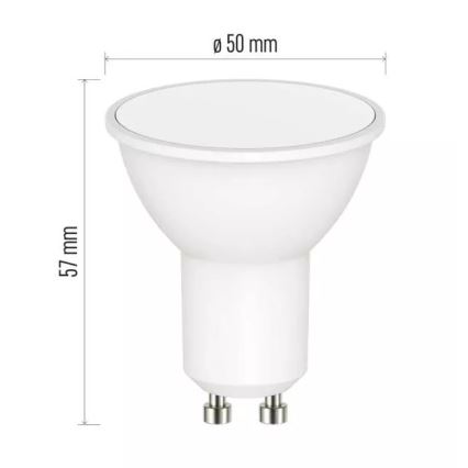 LED RGB dimmbare Glühbirne GoSmart MR16 GU10/4,8W/230V 2700-6500K Tuya