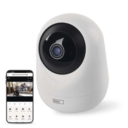 Intelligente Innen-Drehkamera mit Bewegungssensor GoSmart 5V Wi-Fi Tuya Weiß