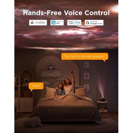 Govee - Galaxy Light Projector 2 Pro Matter mit Wi‑Fi-Lautsprecher