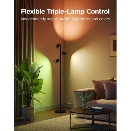 Govee - LED RGBICWW dimmbare Stehlampe TREE MATTER LED/48W/230V Wi-Fi