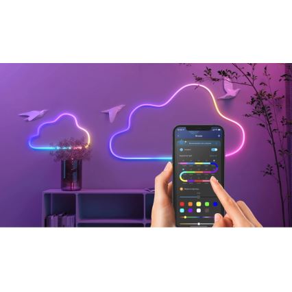 Govee - Neon SMART biegsamer LED-Streifen RGBIC 2m Wi-Fi IP67