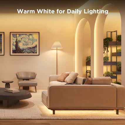 Govee - RGBICW dimmbarer SMART PRO LED-Streifen LED/12W/24V 3m Wi-Fi