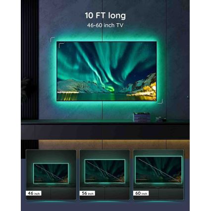 Govee - SMART LED-Hintergrundbeleuchtung RGB für TV 46-60