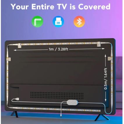Govee - SMART LED-Hintergrundbeleuchtung RGB für TV 46-60