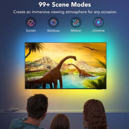 Govee - TV 40-50 SMART LED-Hintergrundbeleuchtung RGBIC Wi-Fi