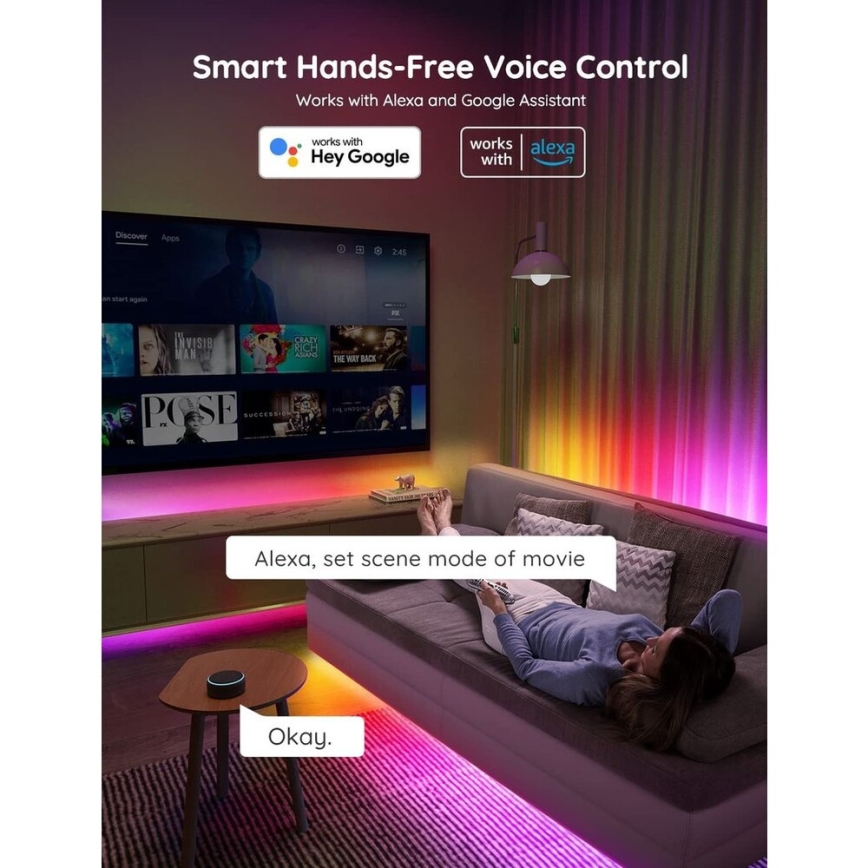 Govee - Wi-Fi RGBIC PRO Smart LED-Streifen 10 m