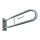 Griff 10,3x25,3 cm Edelstahl/Silber