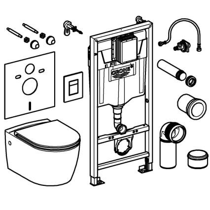GROHE 103847SH00 - 5-in-1-Set SOLIDO 1,13 m DuroWhite
