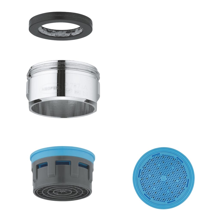 GROHE 13929000 - Perlator M 24 × 1, glänzender Chrom