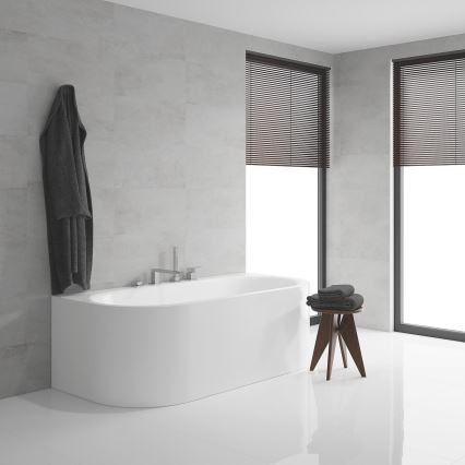 GROHE 19897001 - Vierloch-Wannenarmatur EUROCUBE, glänzender Chrom