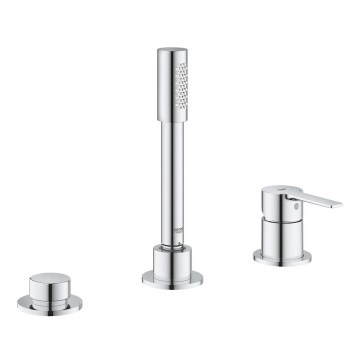 GROHE 19965001 - 3-Loch-Wannenarmatur LINEARE, Chrom glänzend