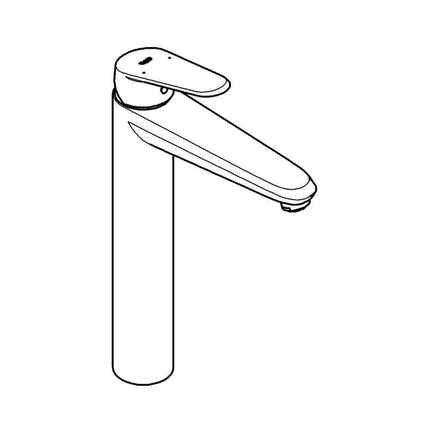 GROHE 23432000 - Waschtischarmatur EURODISC COSMOPOLITAN Größe XL Chrom