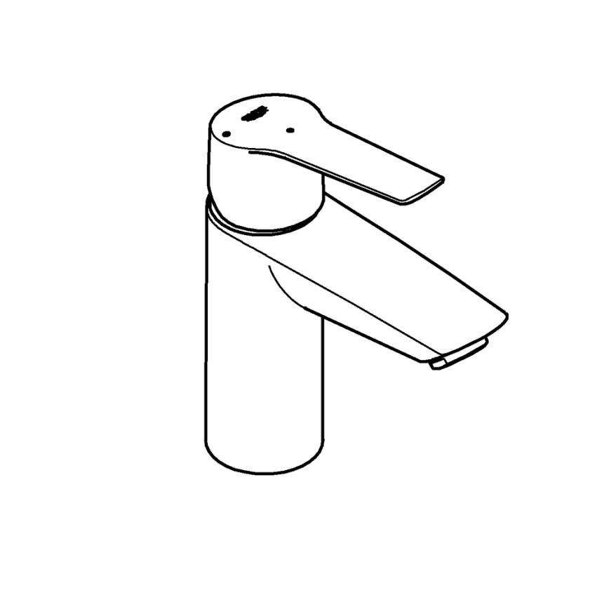 GROHE 23551002 - Waschtischarmatur START Größe S, glänzender Chrom