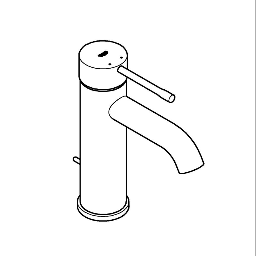 GROHE 23589GL1 - Waschtischarmatur ESSENCE DN 15, Gold