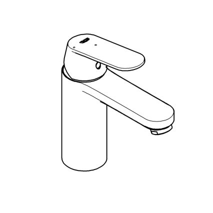 GROHE 23928000 - Waschtischarmatur DN 15, Größe M, glänzend verchromt