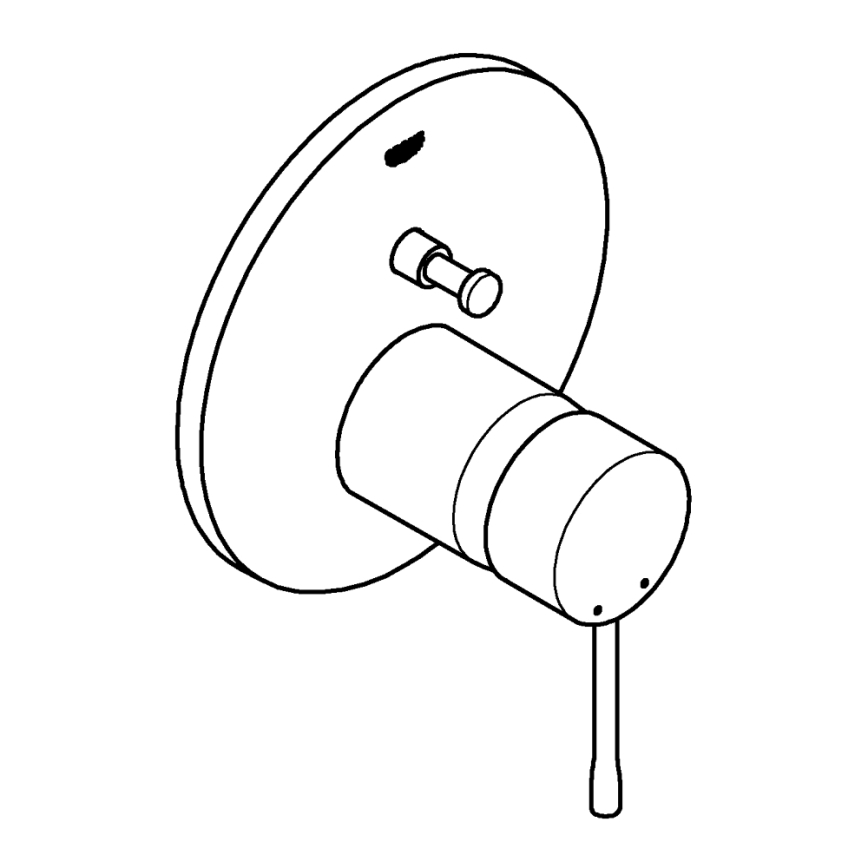 GROHE 24058GL1 - ESSENCE Einhebel-Waschtischarmatur, Gold