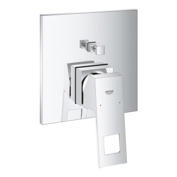 GROHE 24062000 - EUROCUBE Einhebel-Waschtischarmatur, glänzender Chrom