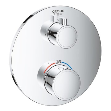 GROHE 24075000 - GROHTHERM Thermostatarmatur, glänzender Chrom