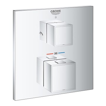 GROHE 24154000 - Thermostatarmatur GROHTHERM CUBE glänzender Chrom