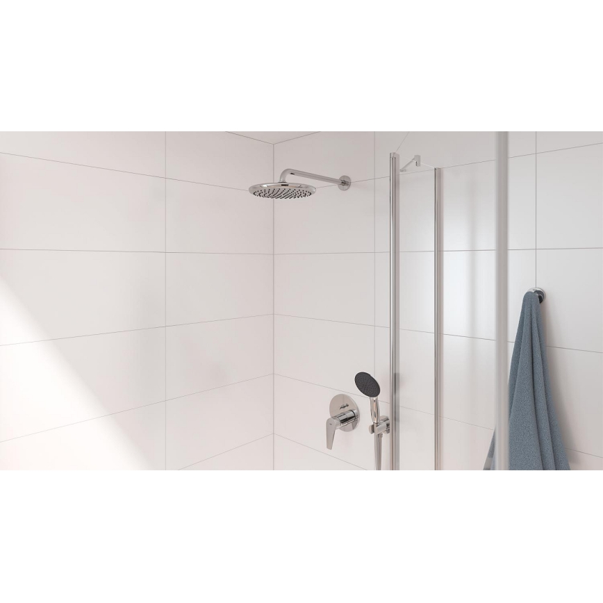 GROHE 25293000 - Duschset START EDGE 250 mm, glänzender Chrom