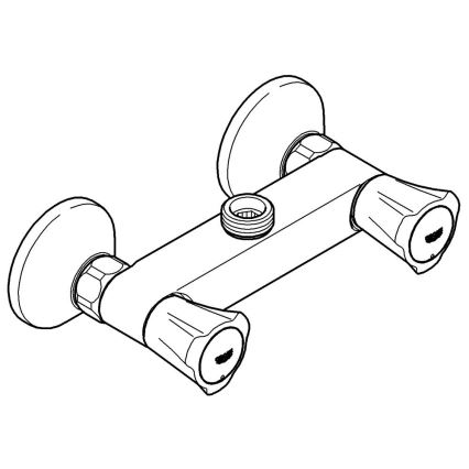 GROHE 26009001 - Duscharmatur COSTA L DN 15, Hochglanzchrom