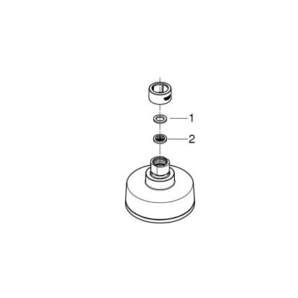 GROHE 26366001 - RAINSHOWER Kopfbrause 210 mm, Chrom glänzend