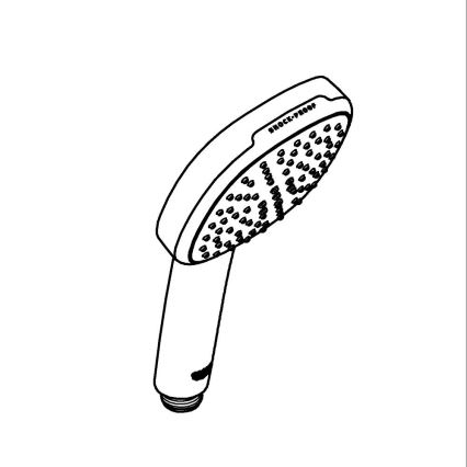 GROHE 26397001 - Handbrause VITALIO COMFORT 110 110 mm, glänzender Chrom