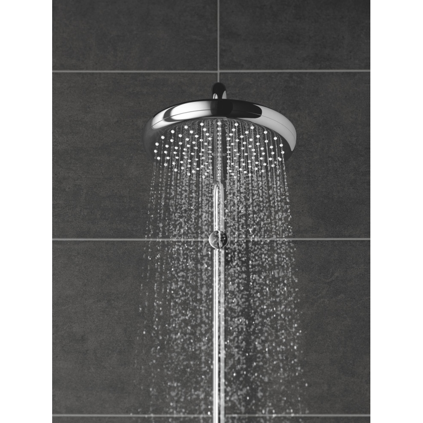 GROHE 26408000 - Kopfbrause TEMPESTA O 210 mm, Chrom glänzend