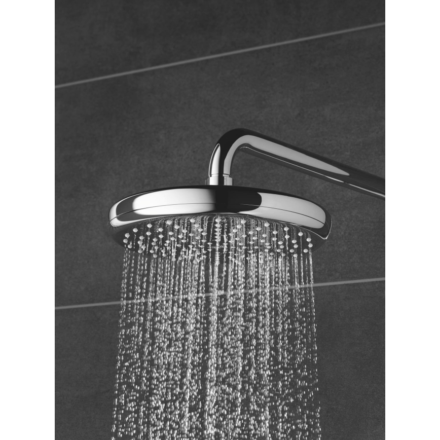 GROHE 26408000 - Kopfbrause TEMPESTA O 210 mm, Chrom glänzend