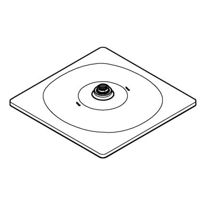 GROHE 26568000 - Kopfbrause RAINSHOWER MONO 310 CUBE 310 × 310 mm Chrom