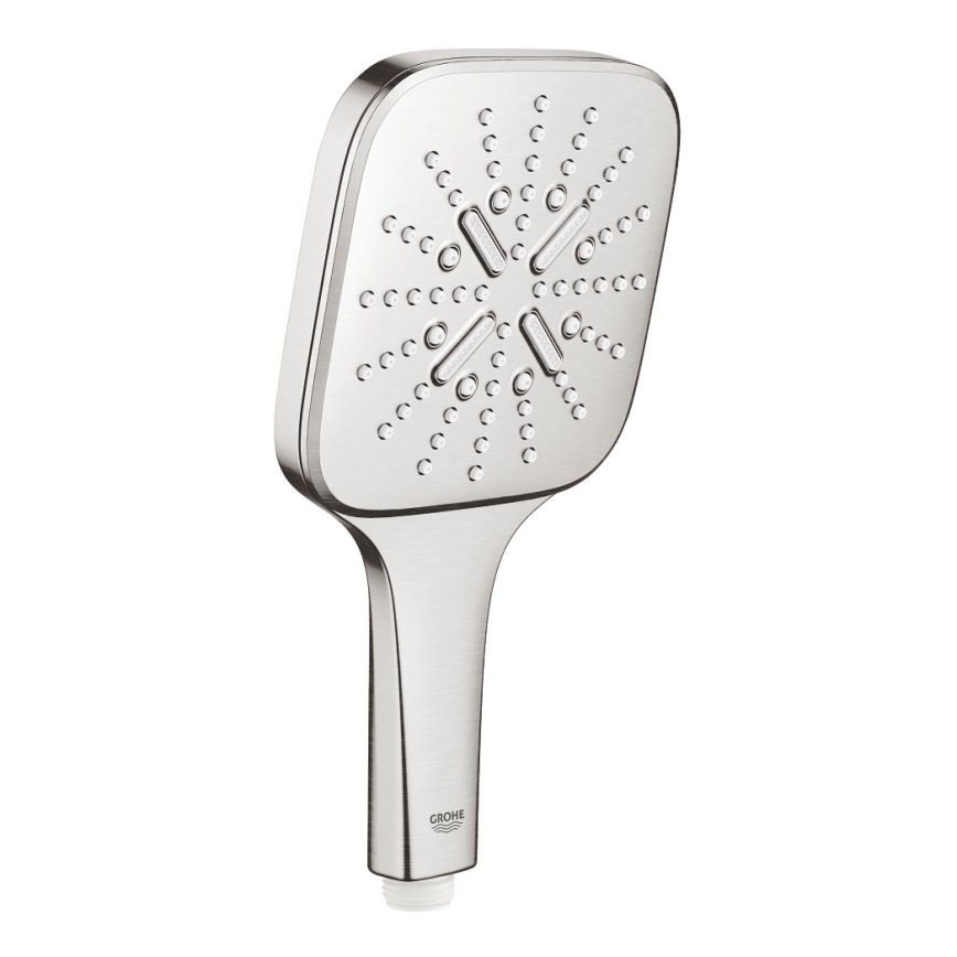 GROHE 26582DC0 - Handbrause RAINSHOWER SMARTACTIVE 130 CUBE, Edelstahl